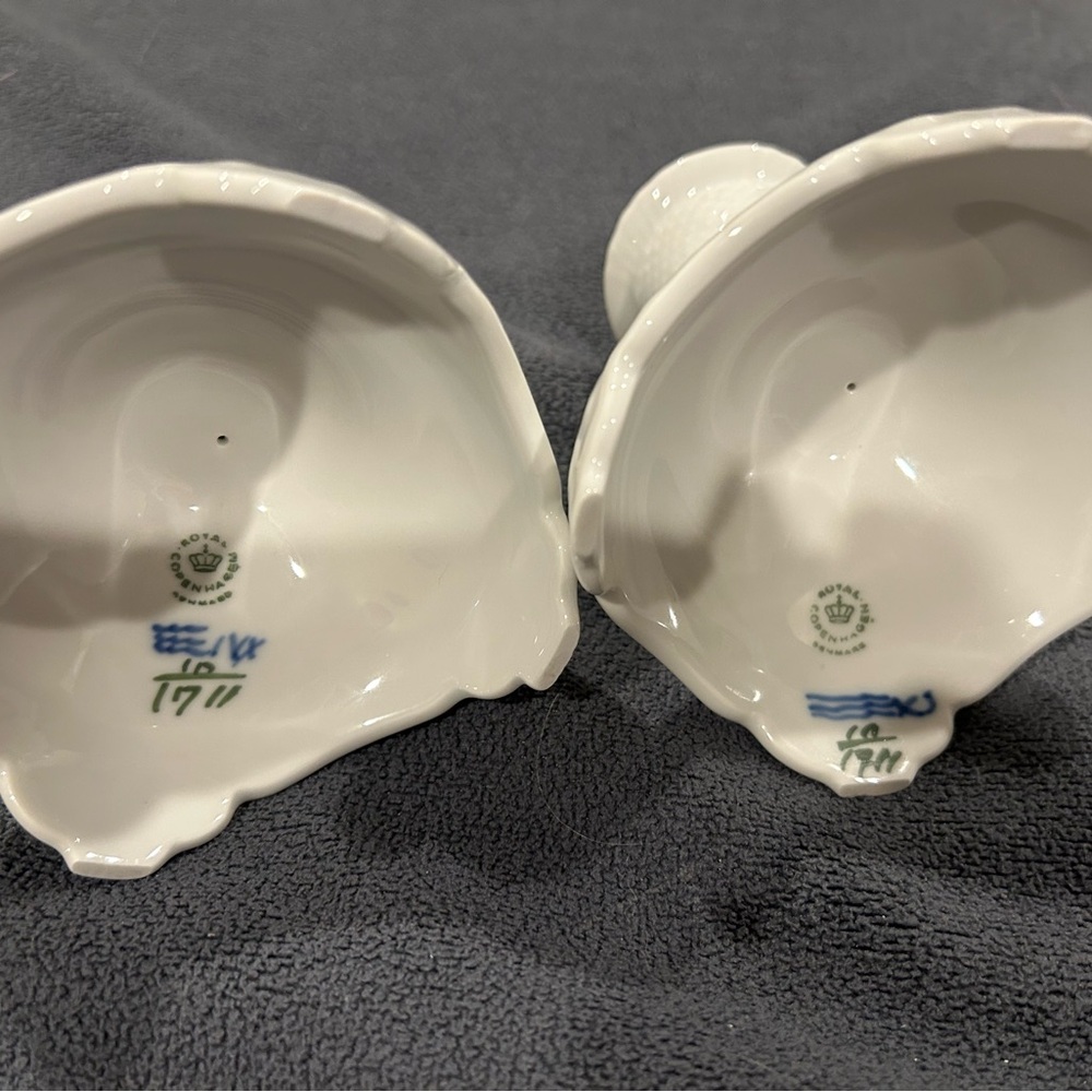Rare vintage royal Copenhagen candle holder(2)